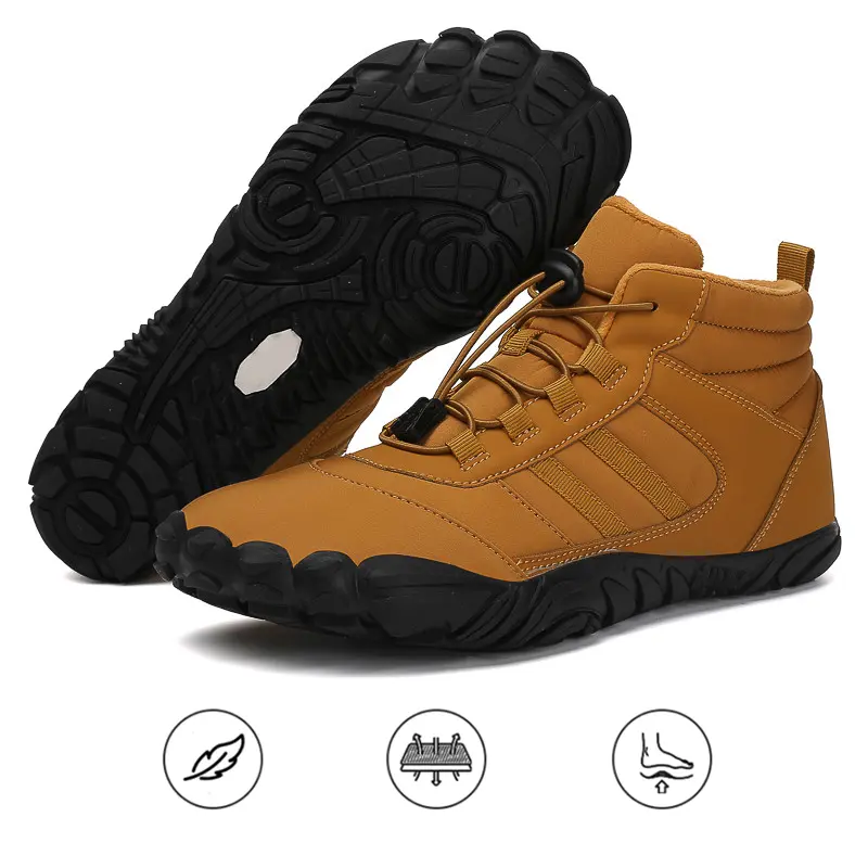 Waterproof Barefoot Shoes for Men β Comfort & Support for Winter Adventures 0