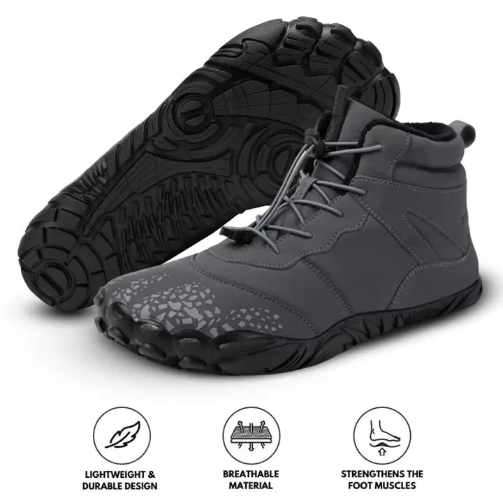 Waterproof Barefoot Trail Running Shoes for Men β Comfortable & Supportive for Winter 7