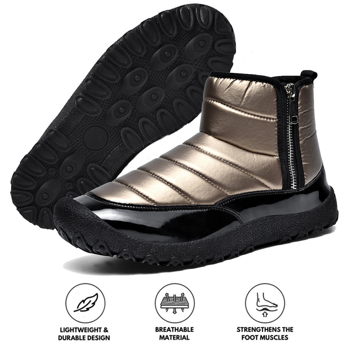 Waterproof Hiking Boots for Men β Comfortable & Supportive Winter Footwear 0