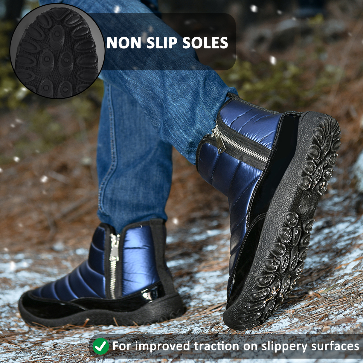Waterproof Hiking Boots for Men β Comfortable & Supportive Winter Footwear 1
