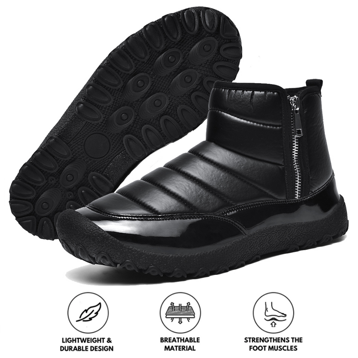 Waterproof Hiking Boots for Men β Comfortable & Supportive Winter Footwear 7