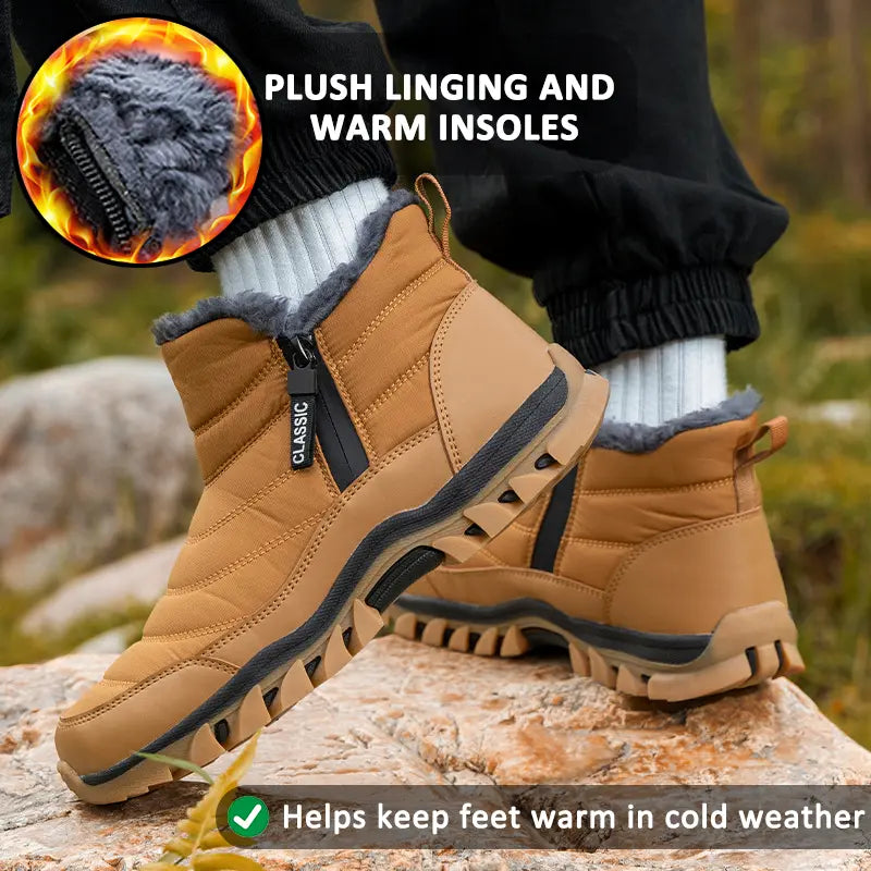 Waterproof Hiking Boots for Men β Comfortable & Supportive for Winter Adventures 3