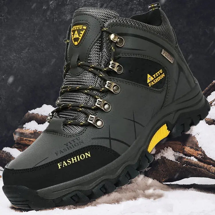 Waterproof Hiking Boots for Men β Durable & Warm for Winter Adventures 1