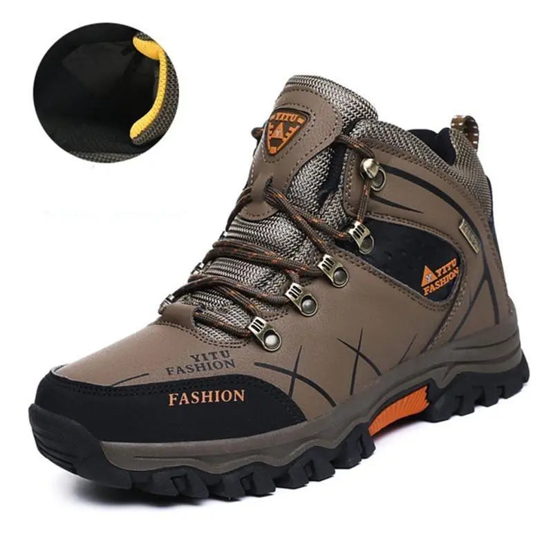 Waterproof Hiking Boots for Men β Durable & Warm for Winter Adventures 5