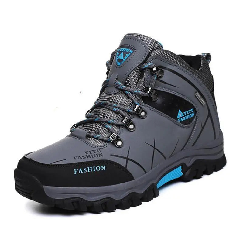 Waterproof Hiking Boots for Men β Durable & Warm for Winter Adventures 8