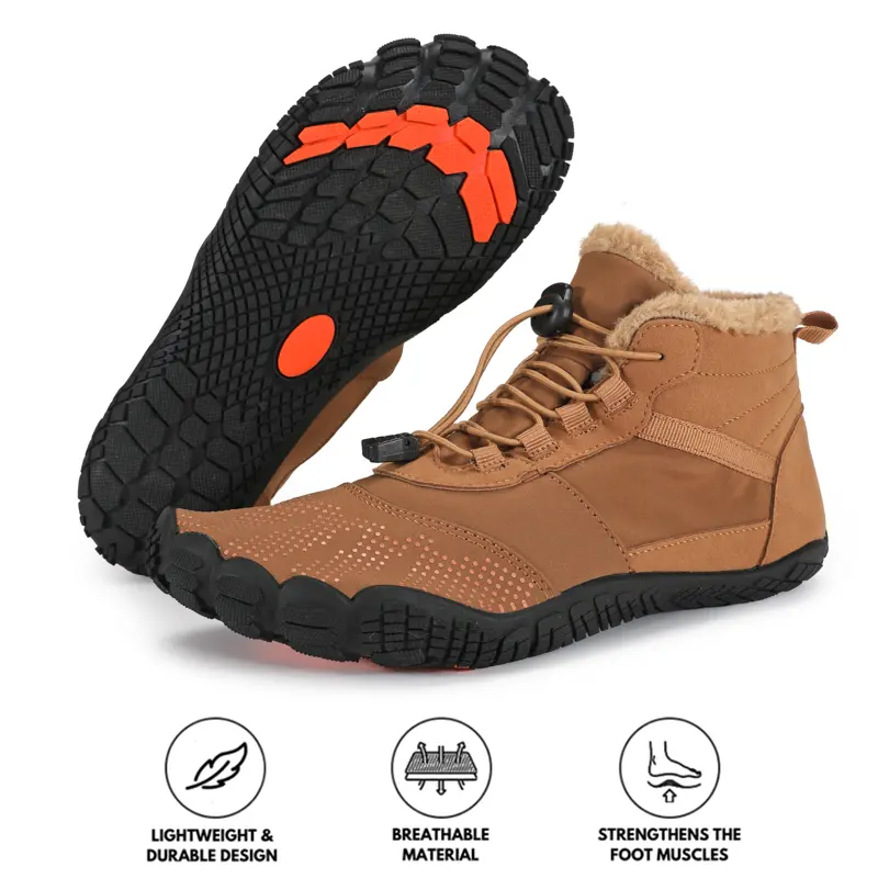 Waterproof Hiking Shoes for Men β Warm & Non-Slip Design 0