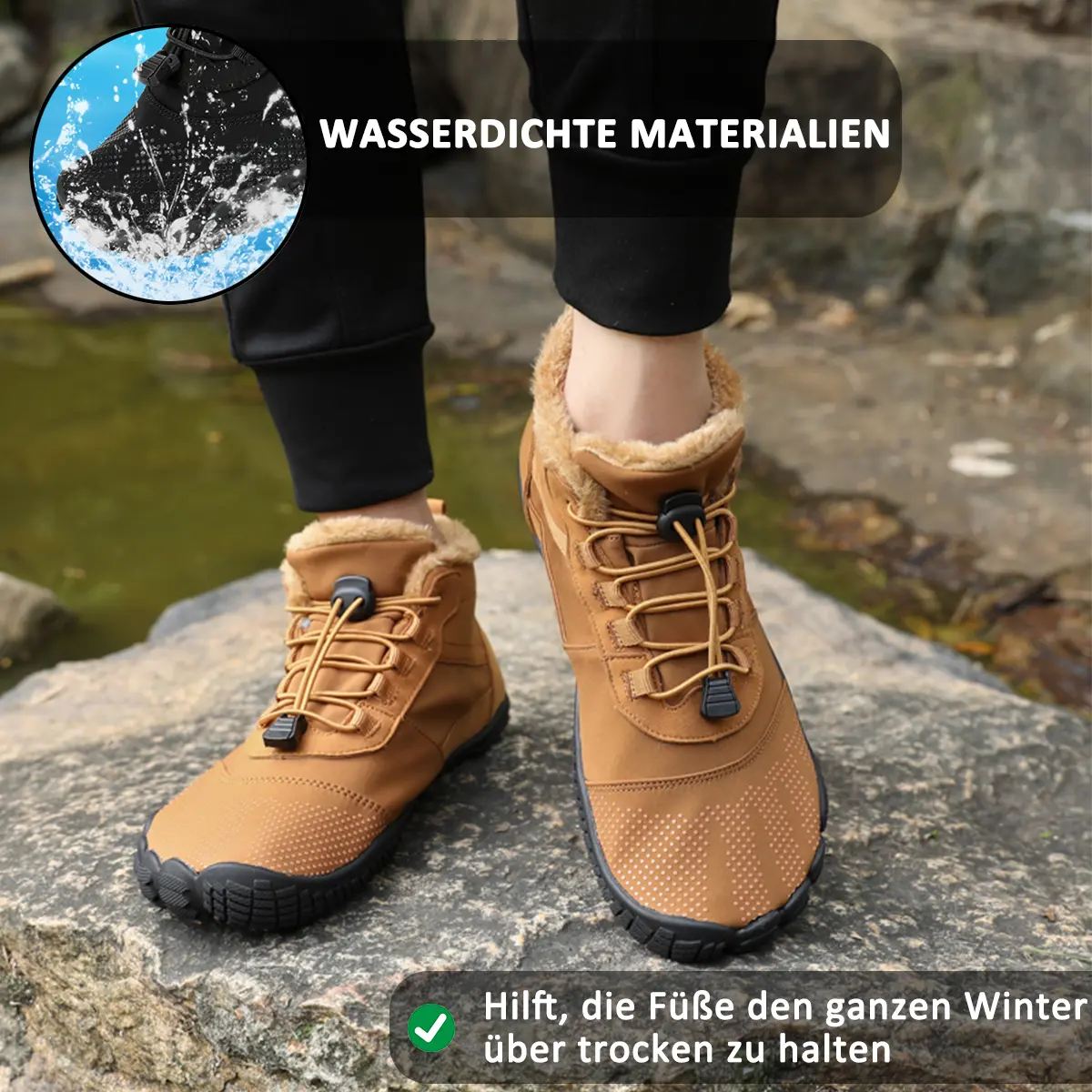 Waterproof Hiking Shoes for Men β Warm & Non-Slip Design 3