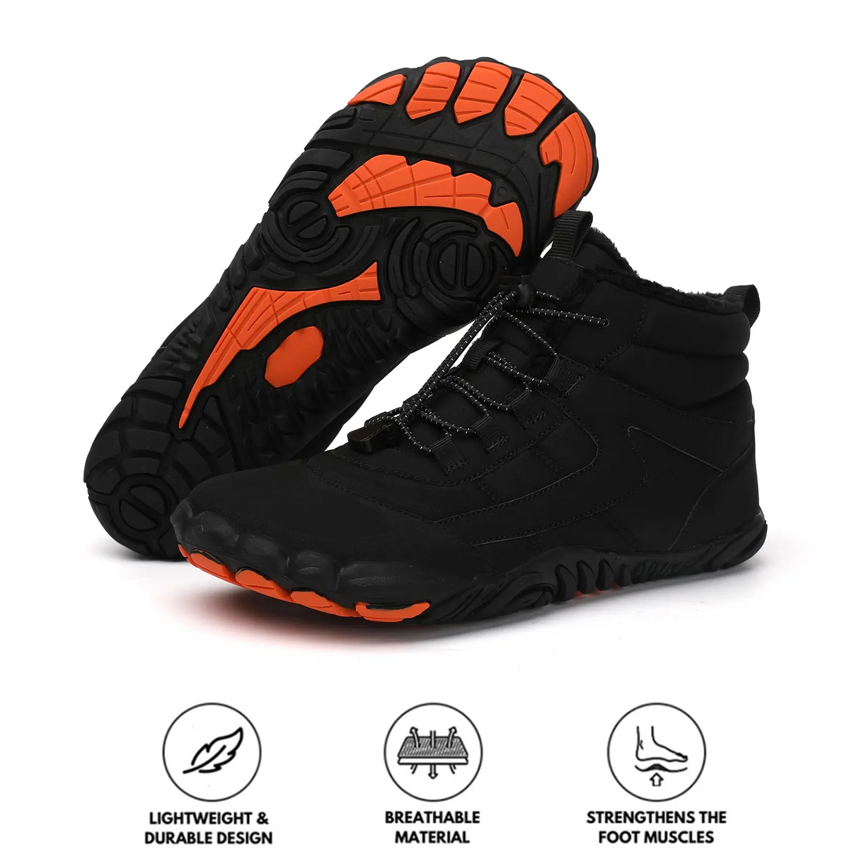 Waterproof Hiking Shoes for Unisex β Thick & Warm Comfort 7