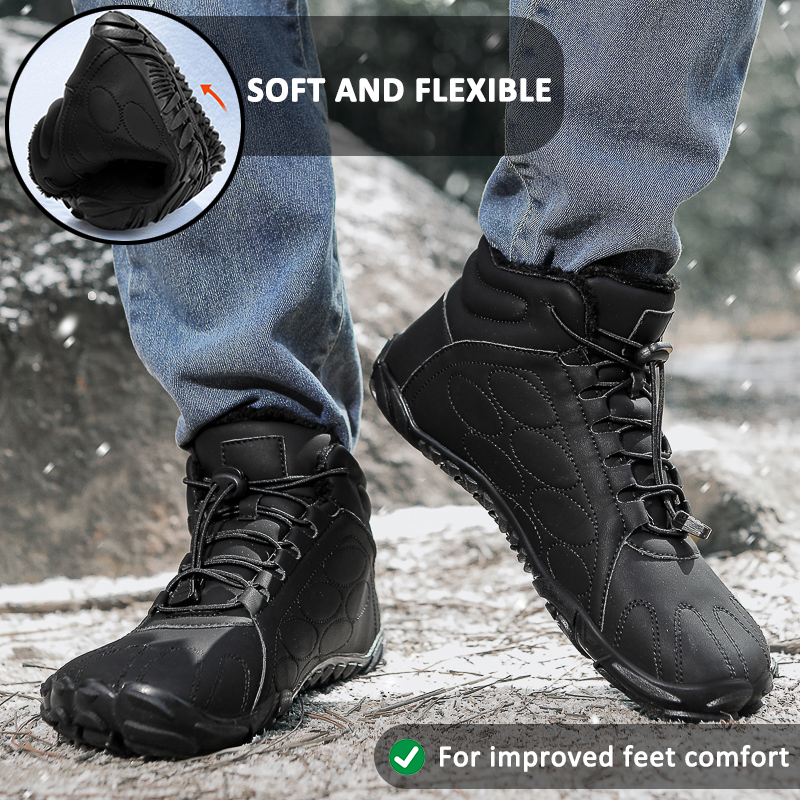 Waterproof Mid-Calf Snow Boots for Unisex β Comfortable & Supportive Design 3