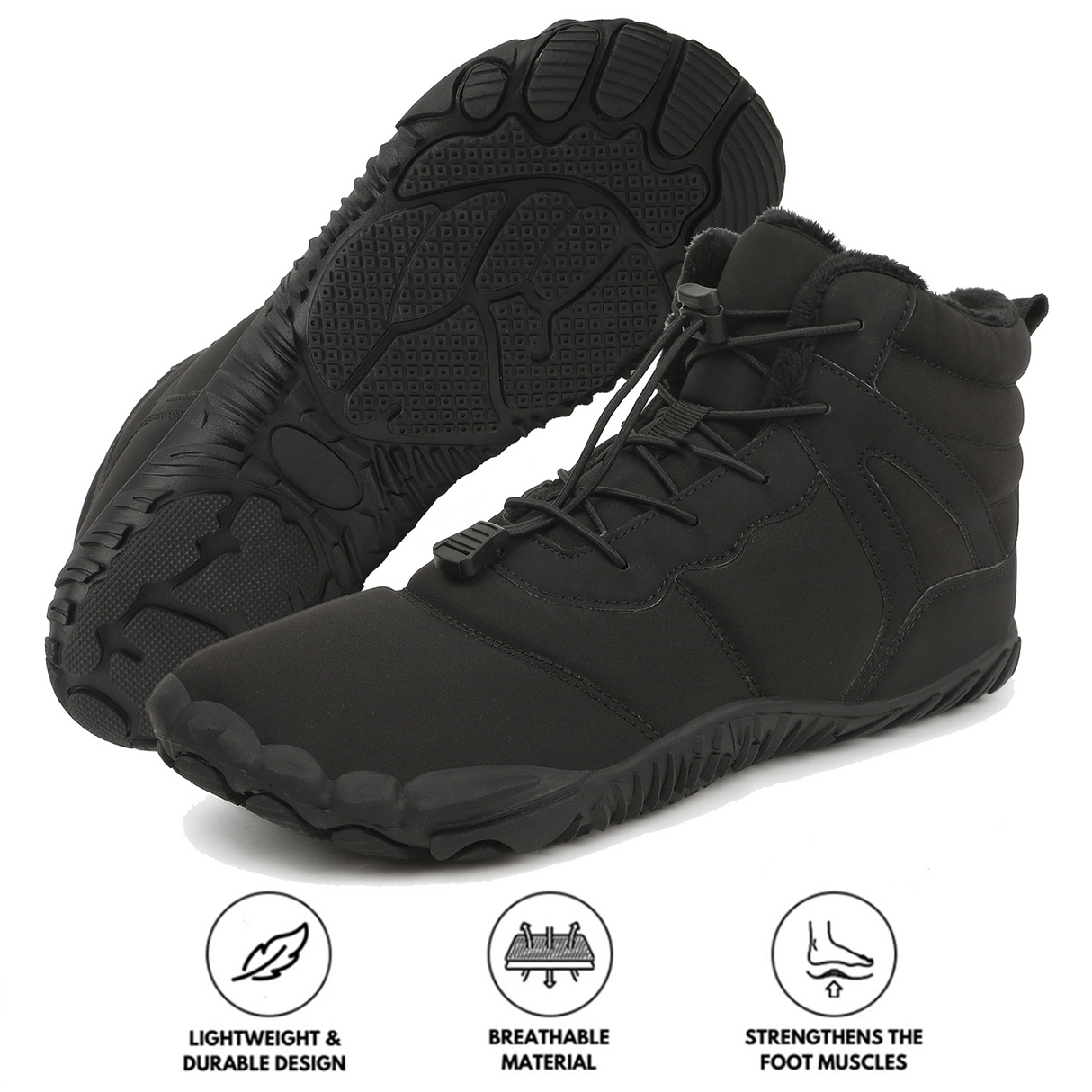 Waterproof Mid-Tube Hiking Boots for Unisex β Comfortable & Non-Slip Design 7