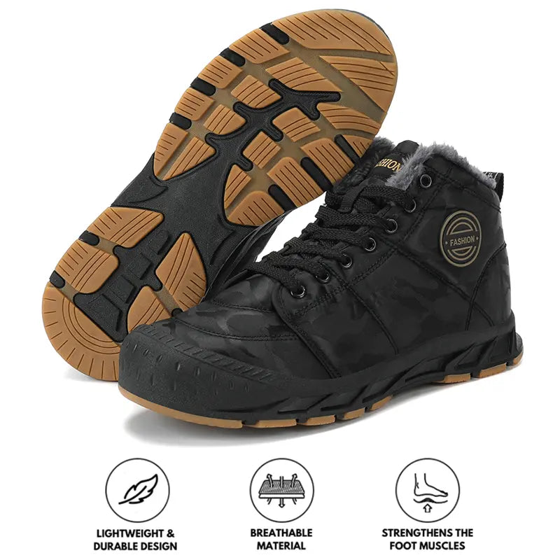 Waterproof Snow Boots for Men β Warm & Comfortable for Outdoor Adventures 0