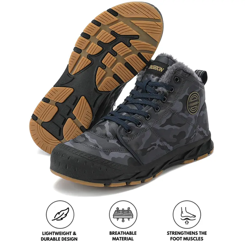 Waterproof Snow Boots for Men β Warm & Comfortable for Outdoor Adventures 7