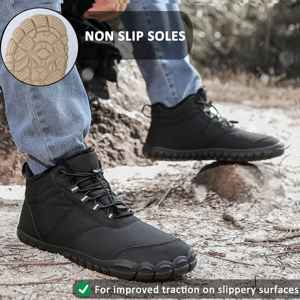 Waterproof Snow Boots for Unisex β Comfort & Support for Winter Adventures 2