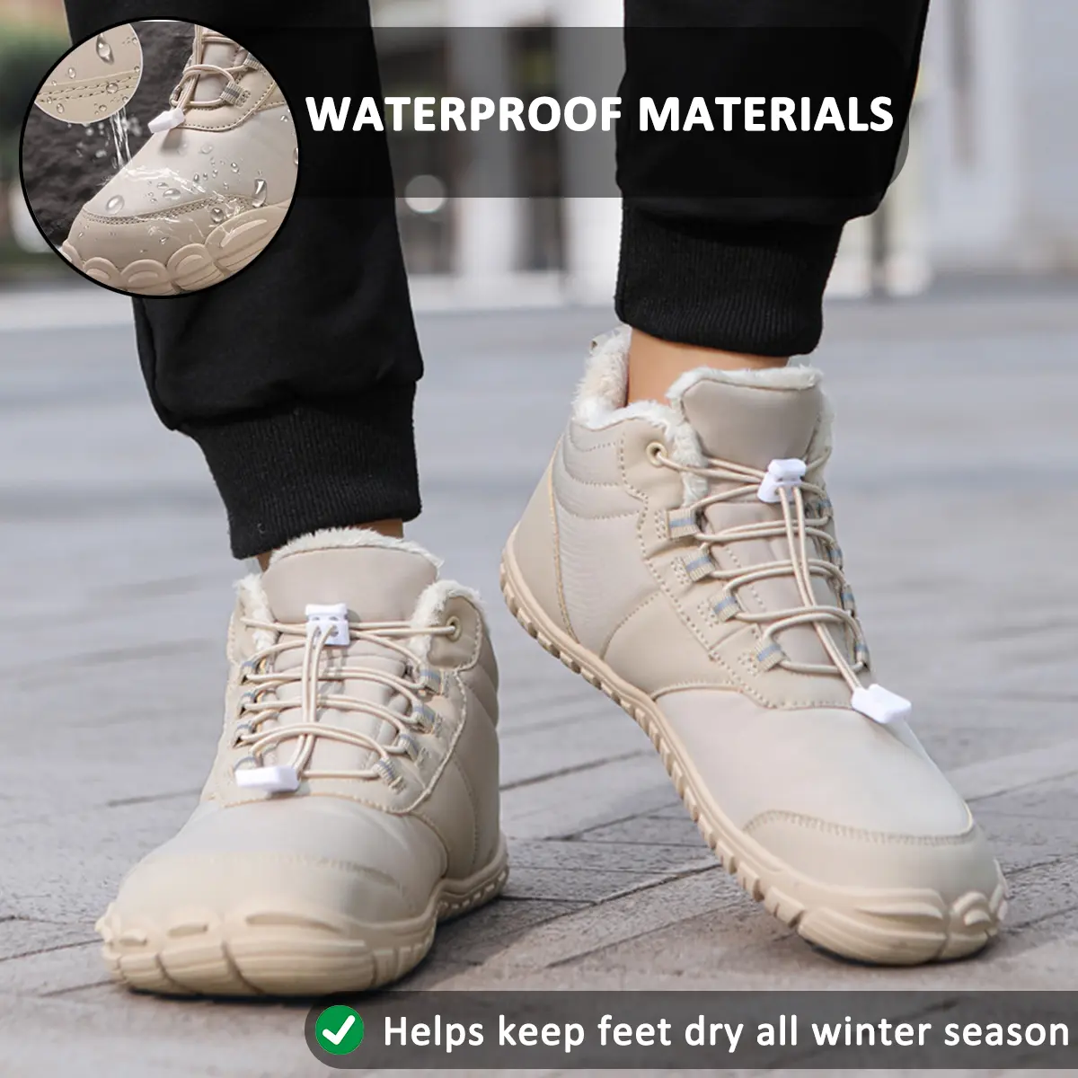 Waterproof Snow Boots for Unisex β Comfort & Support for Winter Adventures 4