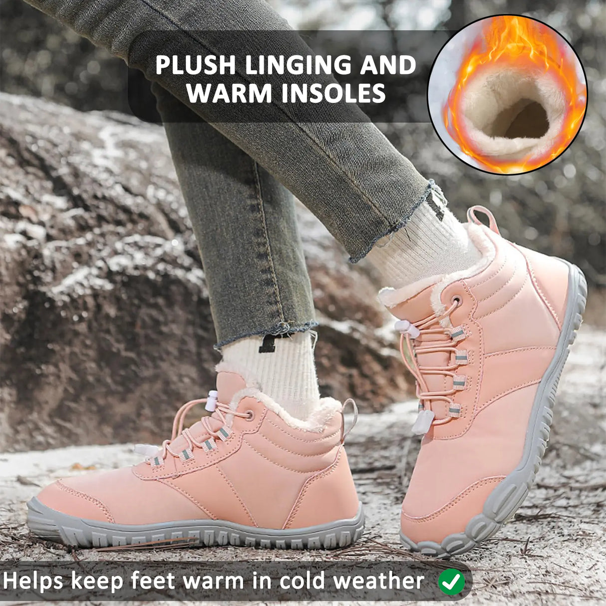 Waterproof Snow Boots for Unisex β Comfort & Support for Winter Adventures 5