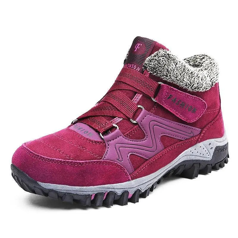 Waterproof Suede Black Ankle Boots for Women β Cozy & Stylish Winter Footwear 3