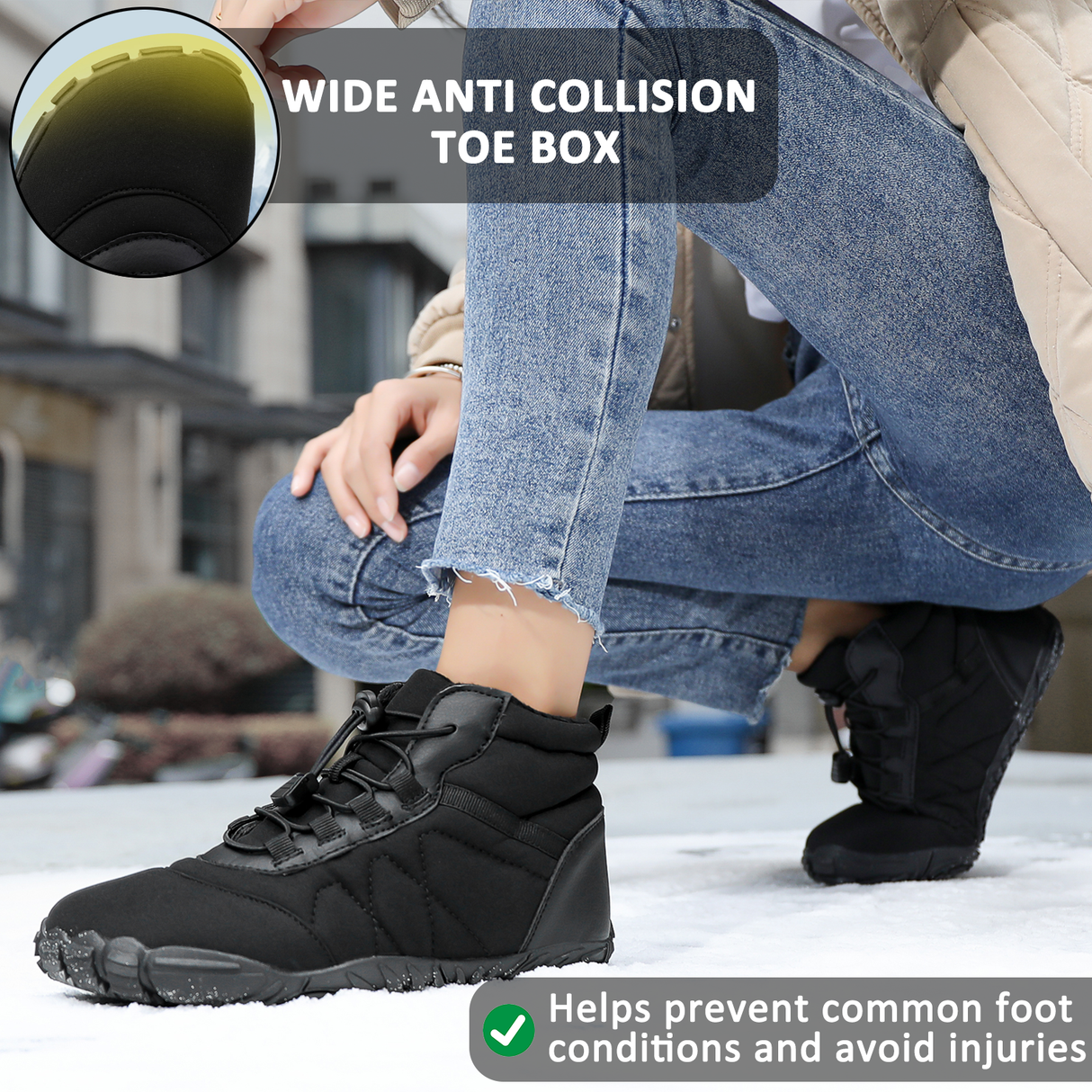 Waterproof Winter Boots for Men and Women β Comfortable & Non-Slip Design 1