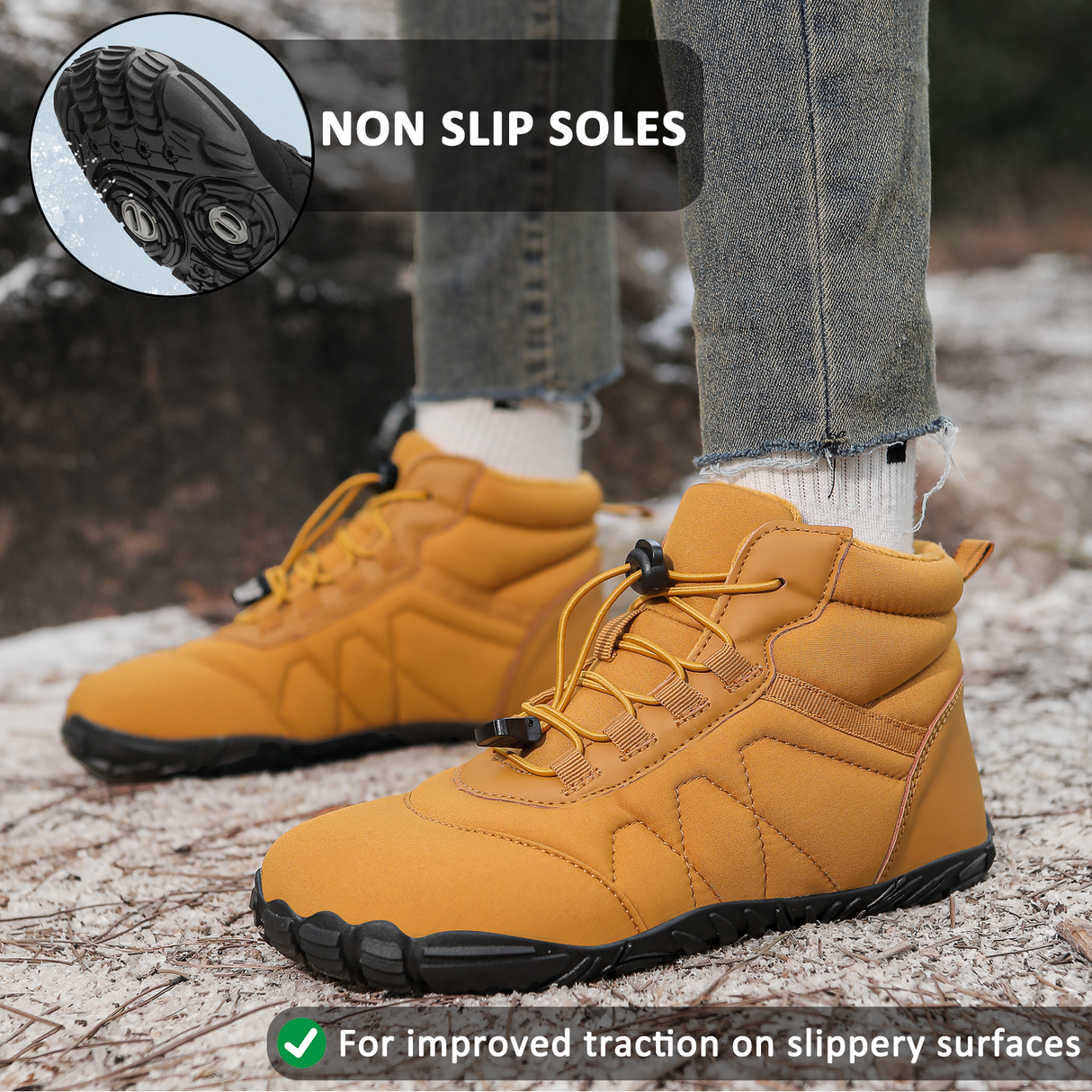 Waterproof Winter Boots for Men and Women β Comfortable & Non-Slip Design 4