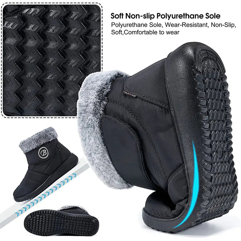 Waterproof Winter Boots for Women β Cozy & Comfortable Slip-On Design 2