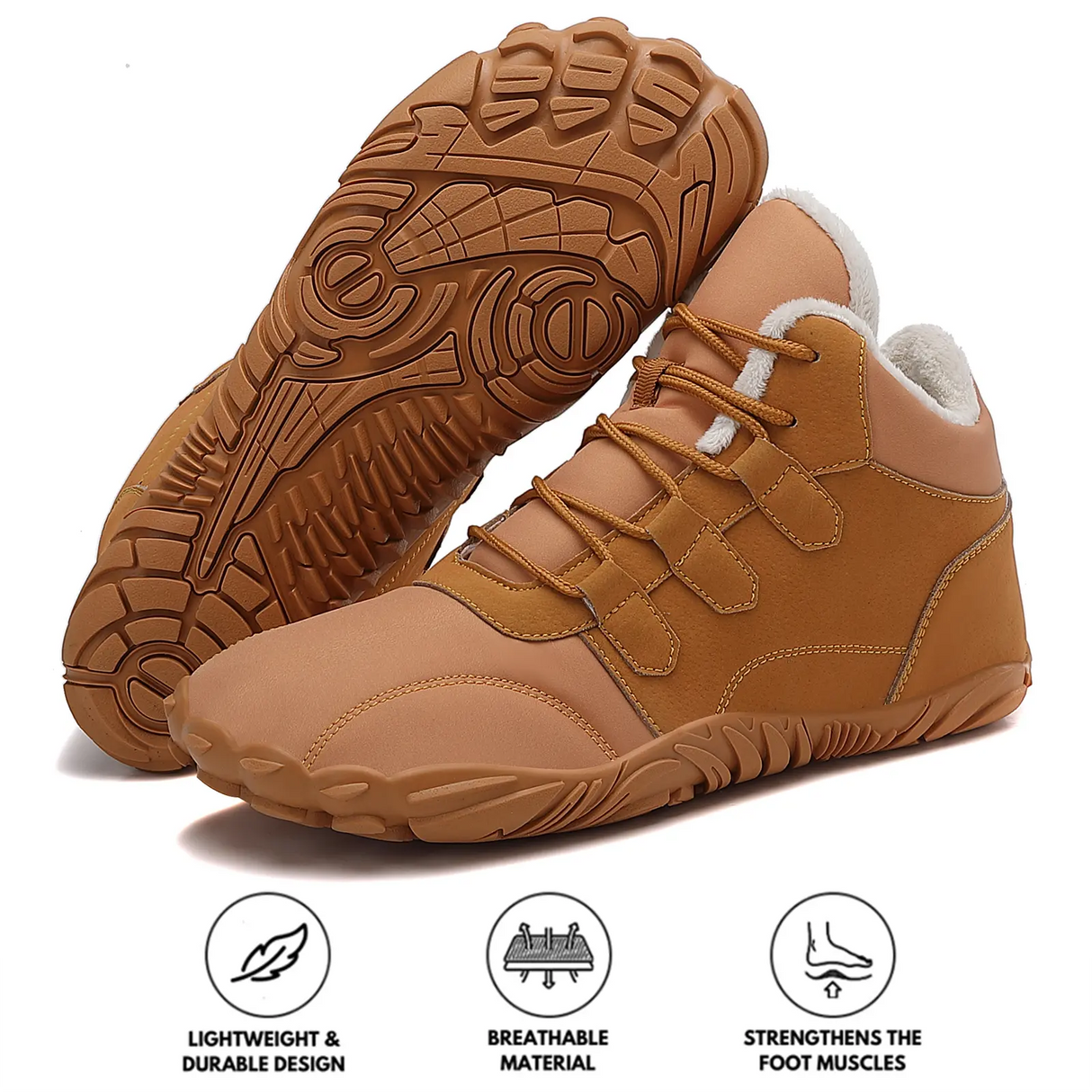 Waterproof Winter Hiking Boots for Men β Comfortable & Supportive Design 0