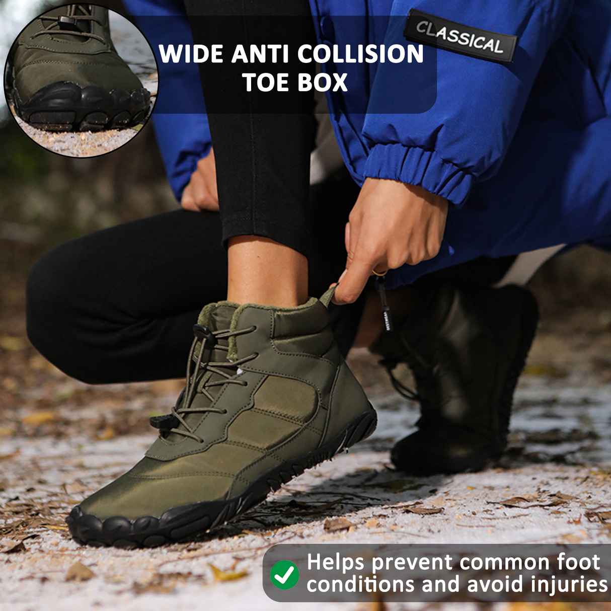 Waterproof Winter Hiking Boots for Unisex β Comfortable & Supportive Design 5