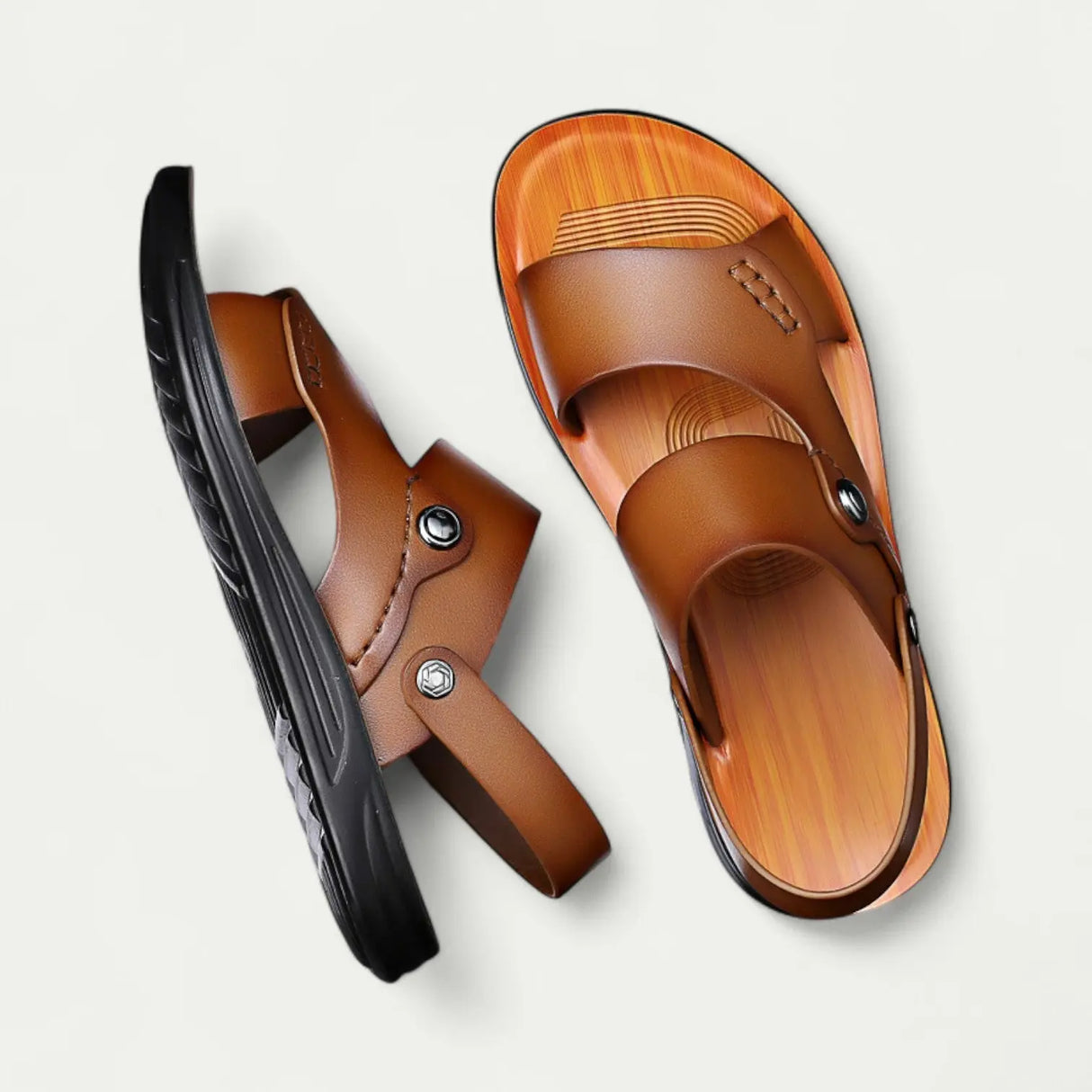 Women Leather Comfortable Lightweight Sandals