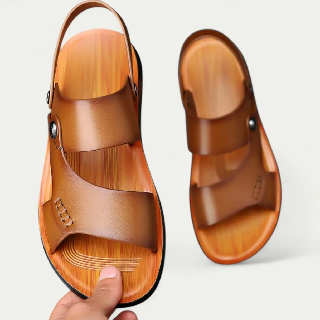 Women Leather Comfortable Lightweight Sandals