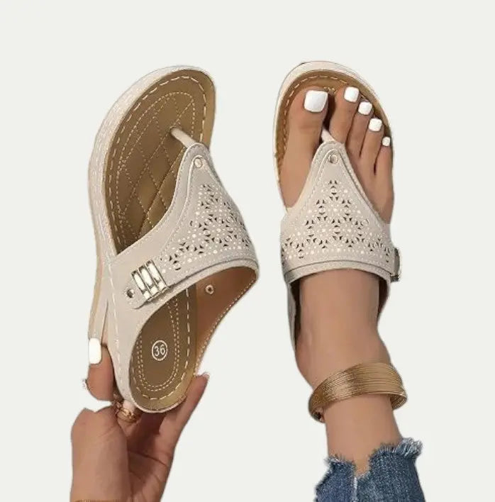 Women Slip On Comfort Sandals