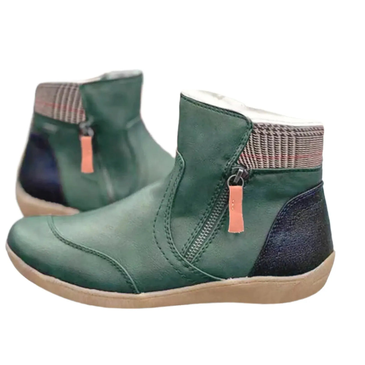 Eunice β Women's Boots β Orthopedic Support with Double Zipper Design
