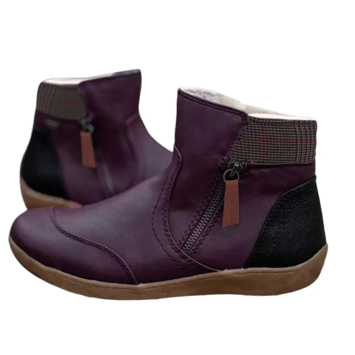 Eunice β Women's Boots β Orthopedic Support with Double Zipper Design