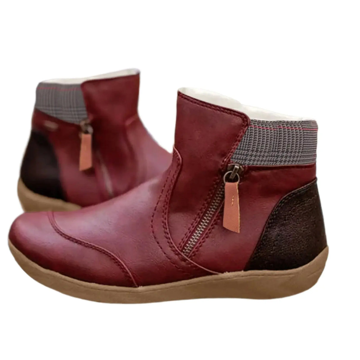 Eunice β Women's Boots β Orthopedic Support with Double Zipper Design
