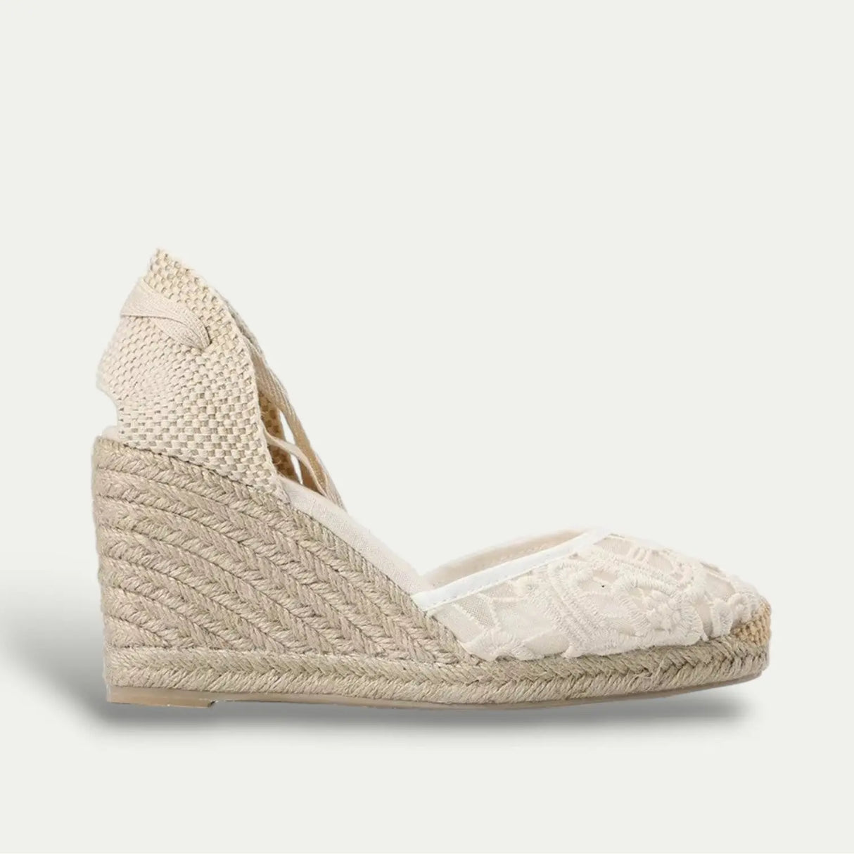 Women's Wedge Espadrille Sandals β Lace-Up, Soft & Stylish