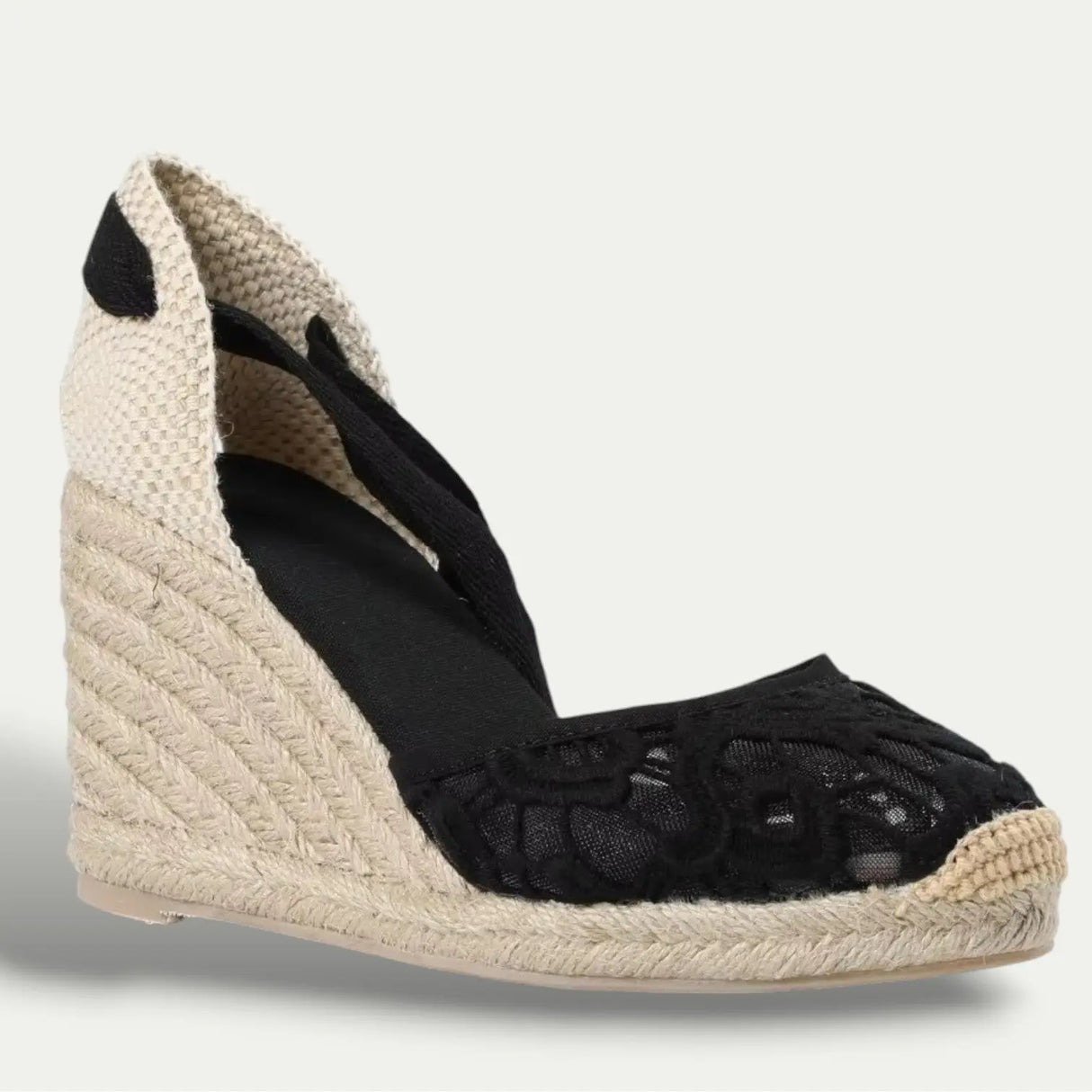 Women's Wedge Espadrille Sandals β Lace-Up, Soft & Stylish