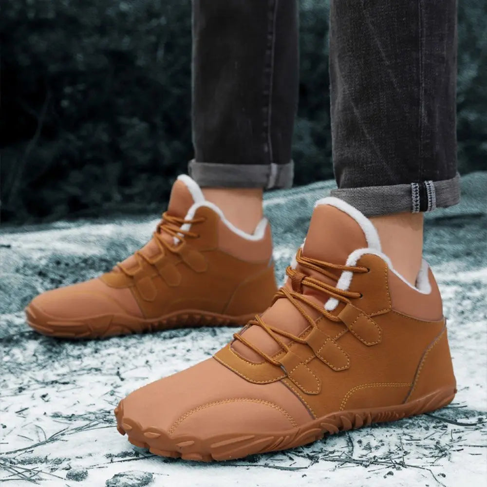 Men's Warm Barefoot Boots - Modern & Comfortable for Winter BareRoots Footwear