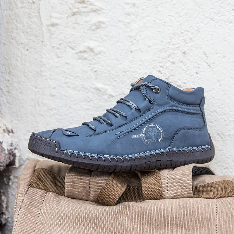 Retro Ankle Boots for Men β Comfortable Fit Bareroots Footwear