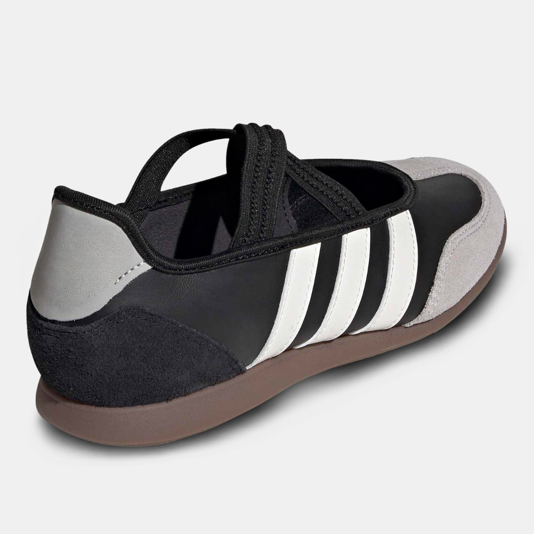 Mary Jane Ballet Flats for Women – Retro Stripe Design