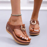 Adjustable Black Wedge Sandals for Women – Stylish & Supportive Comfort