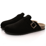Adjustable Buckle Mule Slippers for Women – Cozy & Versatile Comfort