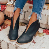 Almond Toe Ankle Boots for Women – Chic & Effortless Style
