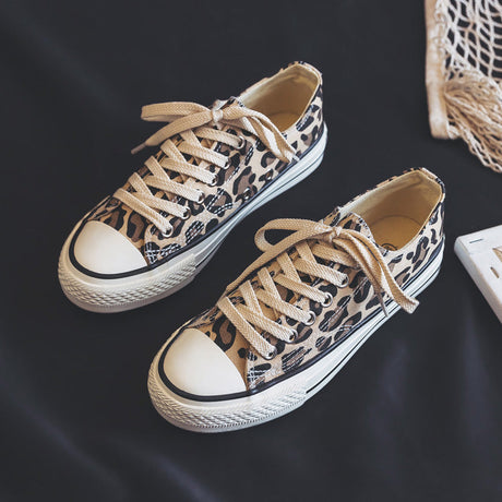 Animal Print High-Top Sneakers for Unisex – Bold & Trendy Style