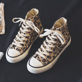 Animal Print High-Top Sneakers for Unisex – Bold & Trendy Style
