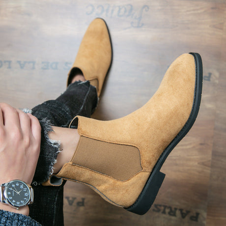 Ankle-Length Chelsea Boots for Men – Effortless Style & Comfort