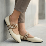 Pointed Toe Strap Flats – Breathable Casual Comfort Walking Shoes