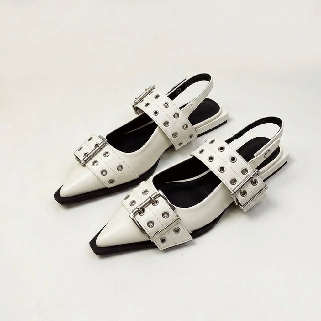 Pointed Sandals for Women – Bold & Stylish Design with Wide Buckle Straps