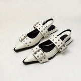 Pointed Sandals for Women – Bold & Stylish Design with Wide Buckle Straps