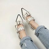 Pointed Sandals for Women – Bold & Stylish Design with Wide Buckle Straps