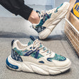 Belezza | Men's Patterned PU Platform Trainers