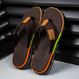 Belezza | Stylish Mixed Color Flip Flops with Non-Slip Sole for Men