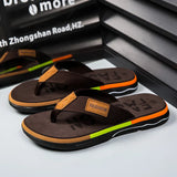 Belezza | Stylish Mixed Color Flip Flops with Non-Slip Sole for Men