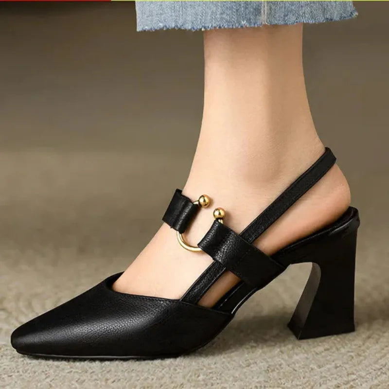 Black Slingback Heels for Women – Chic & Comfortable Style